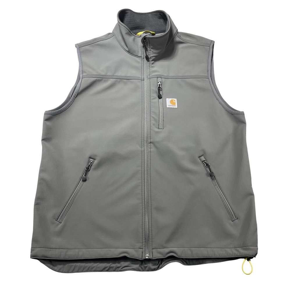 Carhartt Grey Softshell Work Vest size large